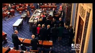 Biden swears in 113th Senate