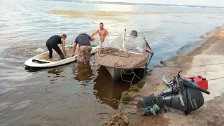 Поиск и подъем затонувшей лодки “Пингвин” река Волга