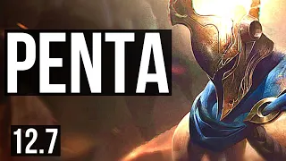 PANTHEON vs RENEKTON (TOP) | Penta, Rank 8 Panth, 17/5/8, Dominating | NA Master | 12.7