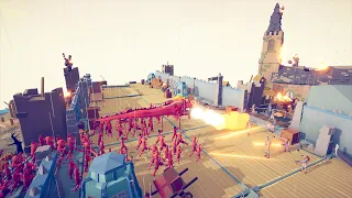 ARMY TEAM vs FACTIONS 🔫 | Totally Accurate Battle Simulator TABS