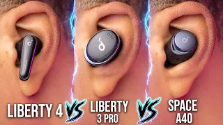 Soundcore Liberty 4 BATTLE - VS Liberty 3 Pro & Space A40!