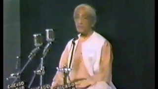 J. Krishnamurti - Calcutta (Kolkata) 1982 - Public Talk 2 - Is there a new...