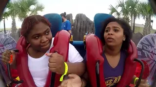 seatbelt breaks on BANNED roller coaster then..