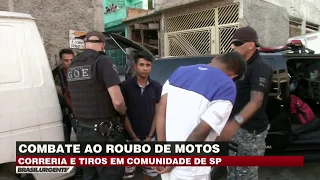 SP: Polícia realiza operação contra o roubo de motos