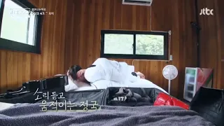 BTS in the soop ep 7 Jin really used a firecracker to wake the members up🤭🤭💜💜💜💜💜