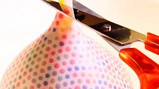 オービーズ14444個で風船スクイーズ作ってみた 14444 Orbeez Balloon Experiment