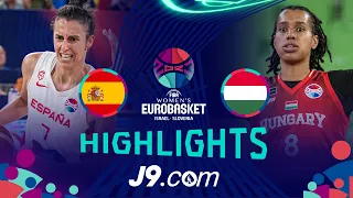 Spain  vs Hungary  | Semi-Finals | J9 Highlights | FIBA #EuroBasketWomen 2023