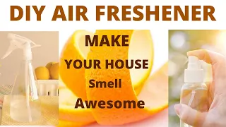 How to Make Natural Air Freshener with orange peels || (Quick and Easy)