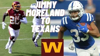 Former Washington Football Team CB Jimmy Moreland Signs With The Texans! WFT Signs two more players