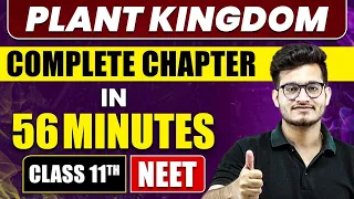 PLANT KINGDOM in 56 Minutes | Full Chapter Revision | Class 11 NEET