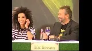 Bill Kaulitz ziemlich dünn mit Luc Besson bei der Minimoys PK in Berlin