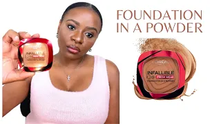 Testing the New L'Oreal Paris Infallible Fresh Wear Foundation in a Powder