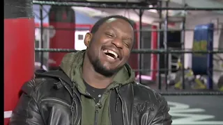 Dillian Whyte laughing at wilder losing to Fury
