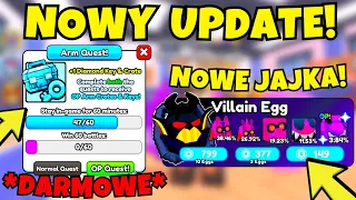 NOWY UPDATE JEST SUPER! DARMOWE CRATES I ZADANIA!😱👑 w Arm Wrestle Simulator Roblox! 🔥