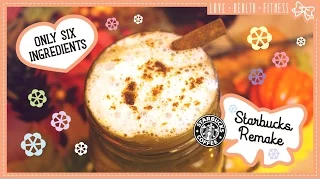 DIY Starbucks Pumpkin Spice Latte! Healthy Remake! #WithLoveWednesdays