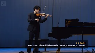 양인모(Inmo Yang) - J.S. Bach: Partita 1 in B minor (Allemanda, Double, Courante and Double)