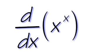 derivative of x^x