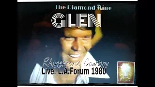 Glen Campbell ~ "Rhinestone Cowboy" LIVE! HD HQ L.A. Forum 1980 intro Roger Miller