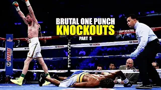 Top Brutal One Punch Knockouts in Boxing | Part 5