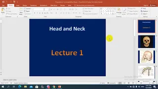 Head & Neck Anatomy Lec 1