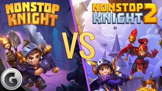 Nonstop Knight VS Nonstop Knight 2 - Gameplay Comparison