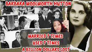 Barbara Hutton! Billionaire Heiress Married 7 Times and Flat Broke When She Died... WHY? - OHS