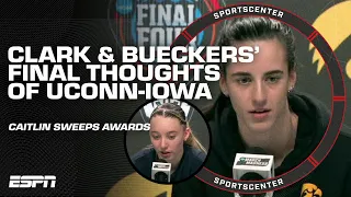 Caitlin Clark wins multiple awards ahead of Iowa-UConn in the Final Four | SportsCenter