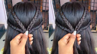 Simple Easy Unique bridal Hairstyles for long&medium Hair| New Simple Hairstyle for girls|#trending