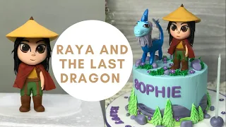 HOW TO MAKE RAYA CAKE TOPPER (Raya and the Last Dragon) - Mau's Cupcake