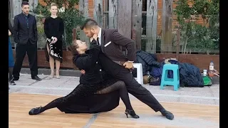 Amazing! Real Tango Street Dance in Buenos Aires, Argentina