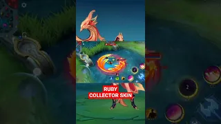 RUBY COLLECTOR SKIN. #mlbbupdate #newskin #newupdate #mobilelegends #mlbb #scriptskin #memes