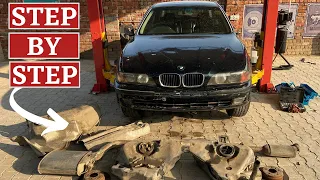 How To Remove BMW E39 5 Series Fuel Tank