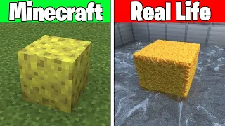 Realistic Minecraft | Real Life vs Minecraft | Realistic Slime, Water, Lava #374