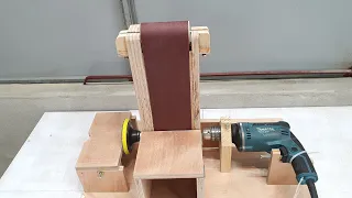 Multi-purpose Homemade Sander | Making Belt Sander Build For Drill Press