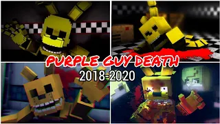 Purple Guy's Death ( 2018-2020 ) - FNAF Minecraft Animation COMPILATION