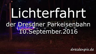 Lichterfahrt der Dresdner Parkeisenbahn