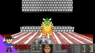 Doomguy would be OP in Super Mario Bros.