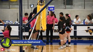 🏐 Varsity Socorro vs Eastwood Volleyball Game Fall 2022