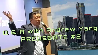 Q & A with Andrew Yang! Portland & Detroit.