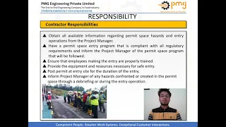 Confined Space Entry- Responsibility and Entry Procedure