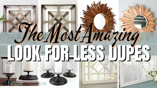 *AMAZING* LOOK FOR LESS DUPES | High End Decor on a Budget