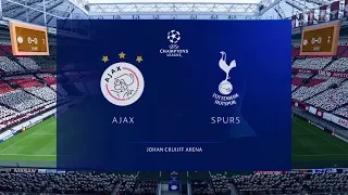 Ajax vs. Tottenham Hotspur - UEFA Champions League Semi-final 2018/19 - CPU Prediction