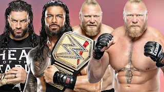 Ultimate Test of Strength - Double Roman Reigns VS Double Brock Lesnar