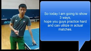 [TT Lesson] SP Master Wang Zeng Yi, 3rd ball attack