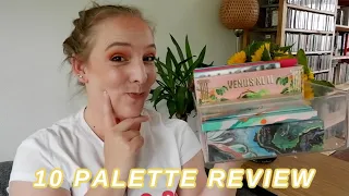 10 EYESHADOW PALETTE REVIEW // What Worked, What Didn't ft. swatches + lots of looks