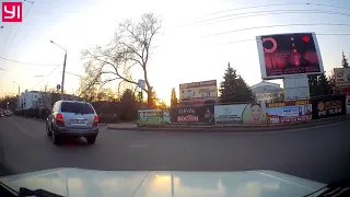Лихой водитель на дорогах Краматорска