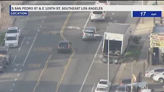 Police chase in South LA