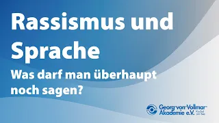 Online-Veranstaltung: "Sprache und Rassismus" vom  12.11.2020