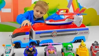 Щенячий Патруль и Патрулевозы - ВИДЕО ДЛЯ РЕБЁНКА. Paw Patrol with Air Patroller Plane