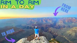 Grand Canyon Rim-to-rim in One Day - An INCREDIBLE Day Hike from the North Rim to the South Rim